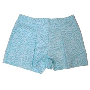 Michael Kors High-Rise Stretch Pleated Shorts Size 14 New